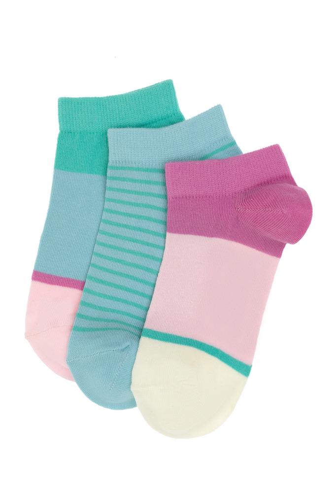 Kadın 3'lü Patik Çorap