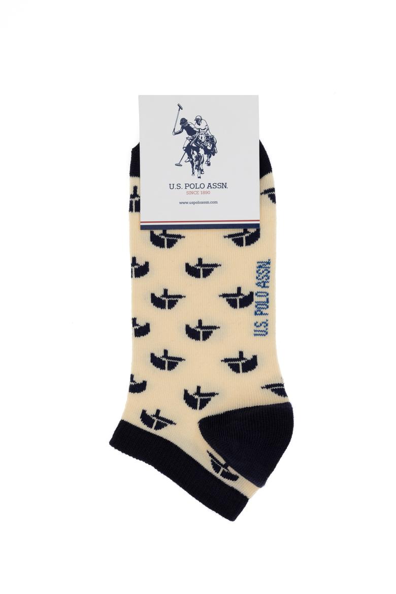 Erkek Lacivert 2'li Desenli Patik Çorap - 50311354001