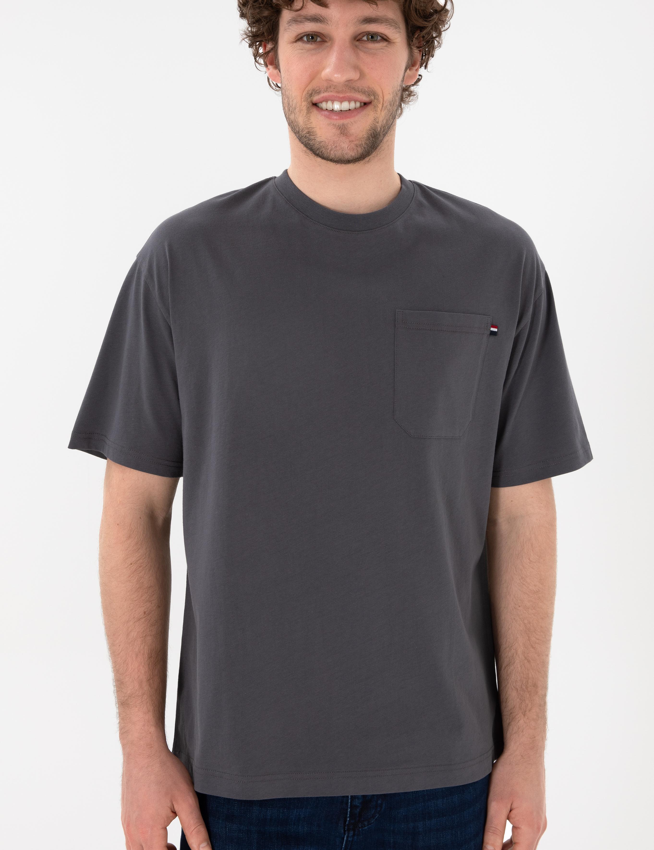 تی شرت یقه گرد  ریلکس یقه گرد مردانه یو اس پولو | U.S. Polo Assn. - تصویر 4