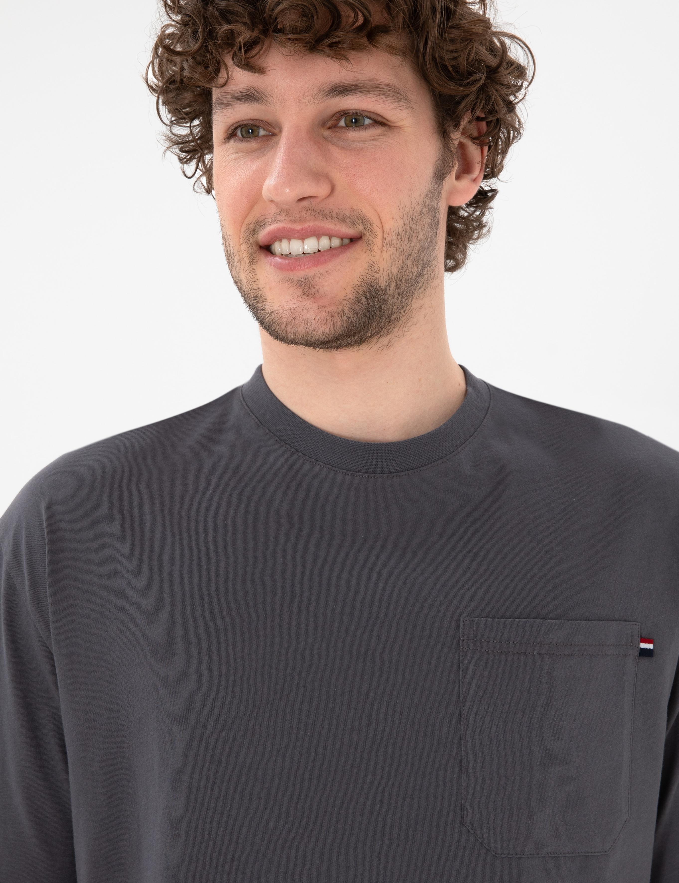 تی شرت یقه گرد  ریلکس یقه گرد مردانه یو اس پولو | U.S. Polo Assn. - تصویر 3