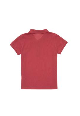 Erkek Çocuk Vişne Basic Polo Yaka Tişört - 50306484071