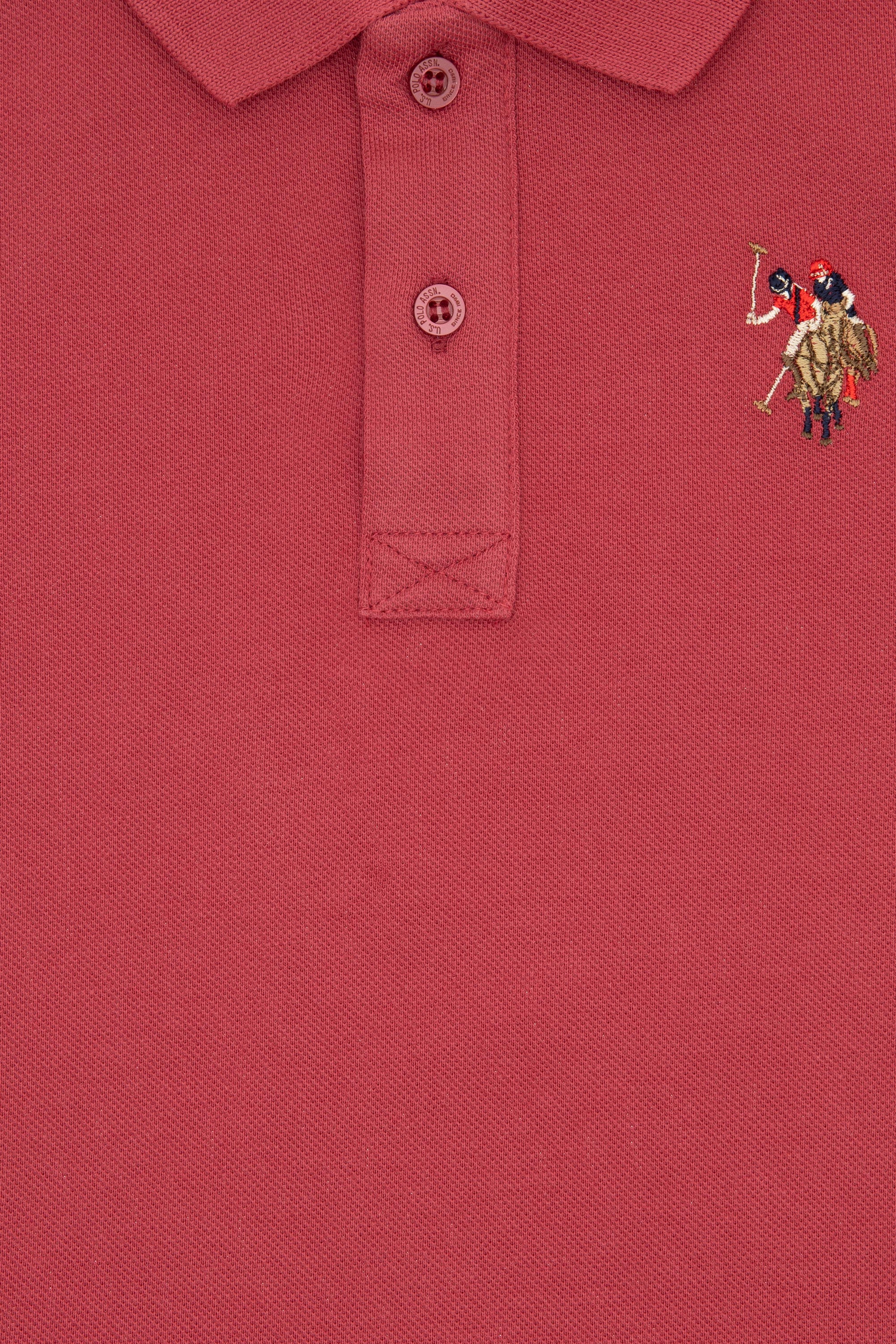 Erkek Çocuk Vişne Basic Polo Yaka Tişört - Image 3