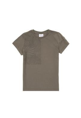 Erkek Çocuk Haki Bisiklet Yaka Tişört - 50307172033