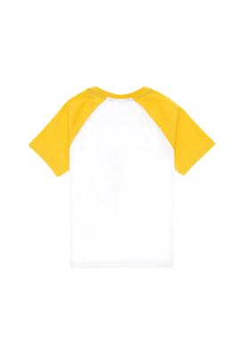 Erkek Çocuk Beyaz Bisiklet Yaka Tişört - 50307177004