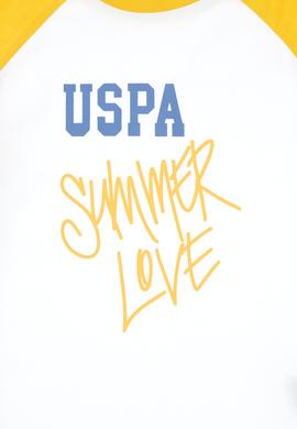 Erkek Çocuk Beyaz Bisiklet Yaka Tişört - 50307177004