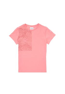 Erkek Çocuk Pembe Bisiklet Yaka Tişört - 50307172021