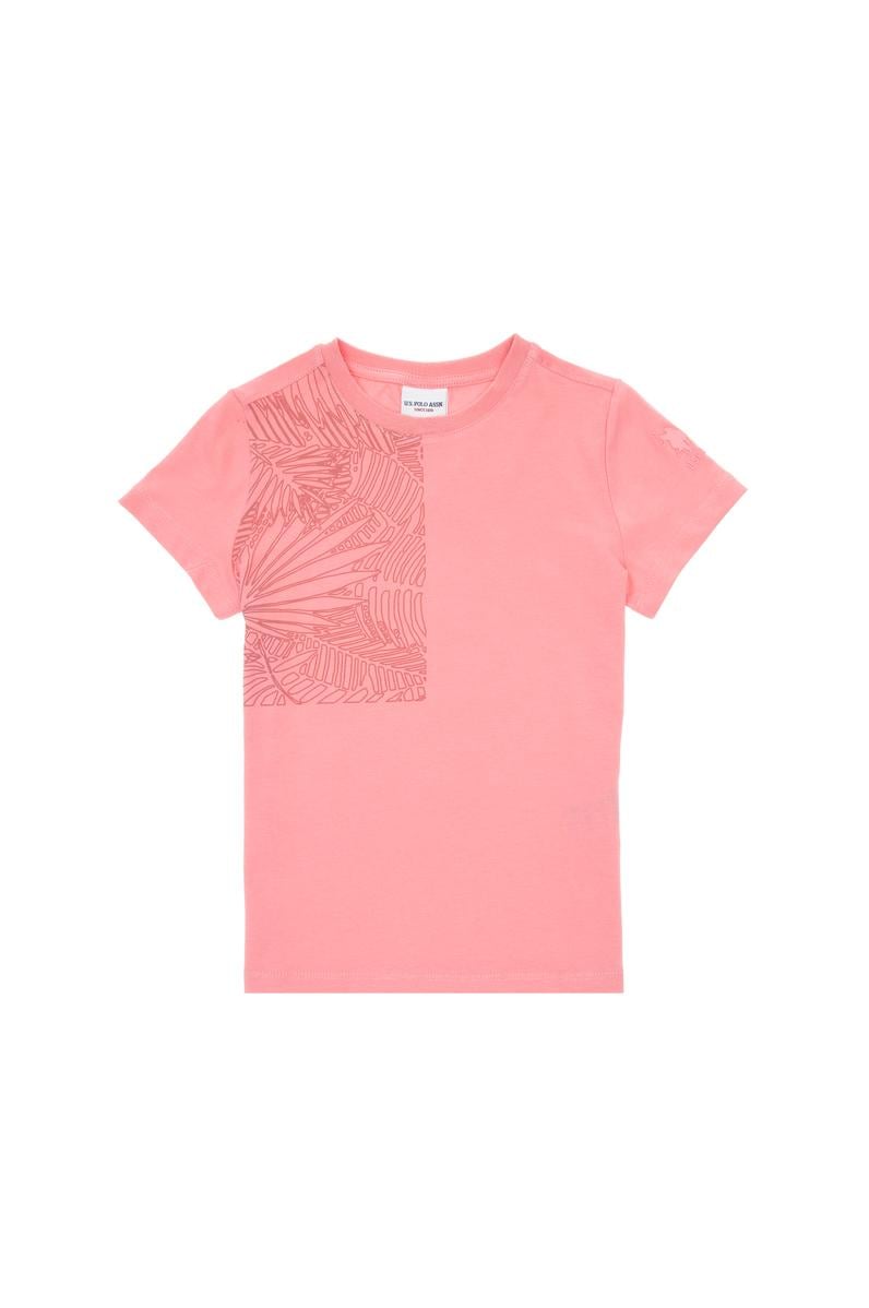 Erkek Çocuk Pembe Bisiklet Yaka Tişört