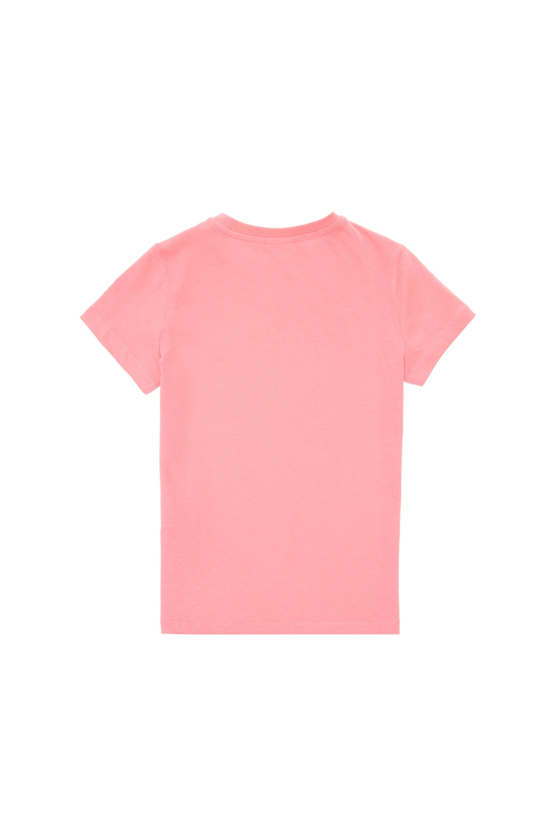 Erkek Çocuk Pembe Bisiklet Yaka Tişört