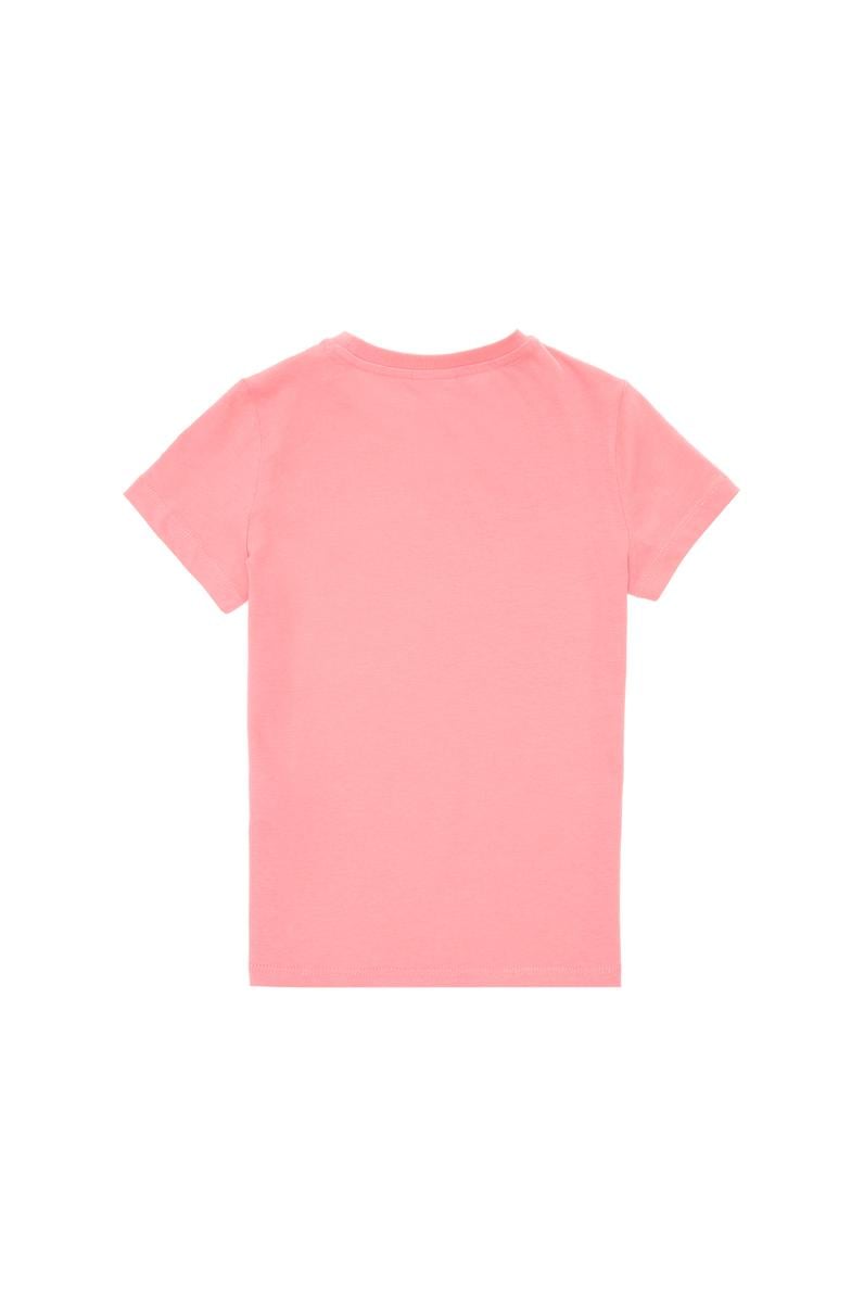 Erkek Çocuk Pembe Bisiklet Yaka Tişört