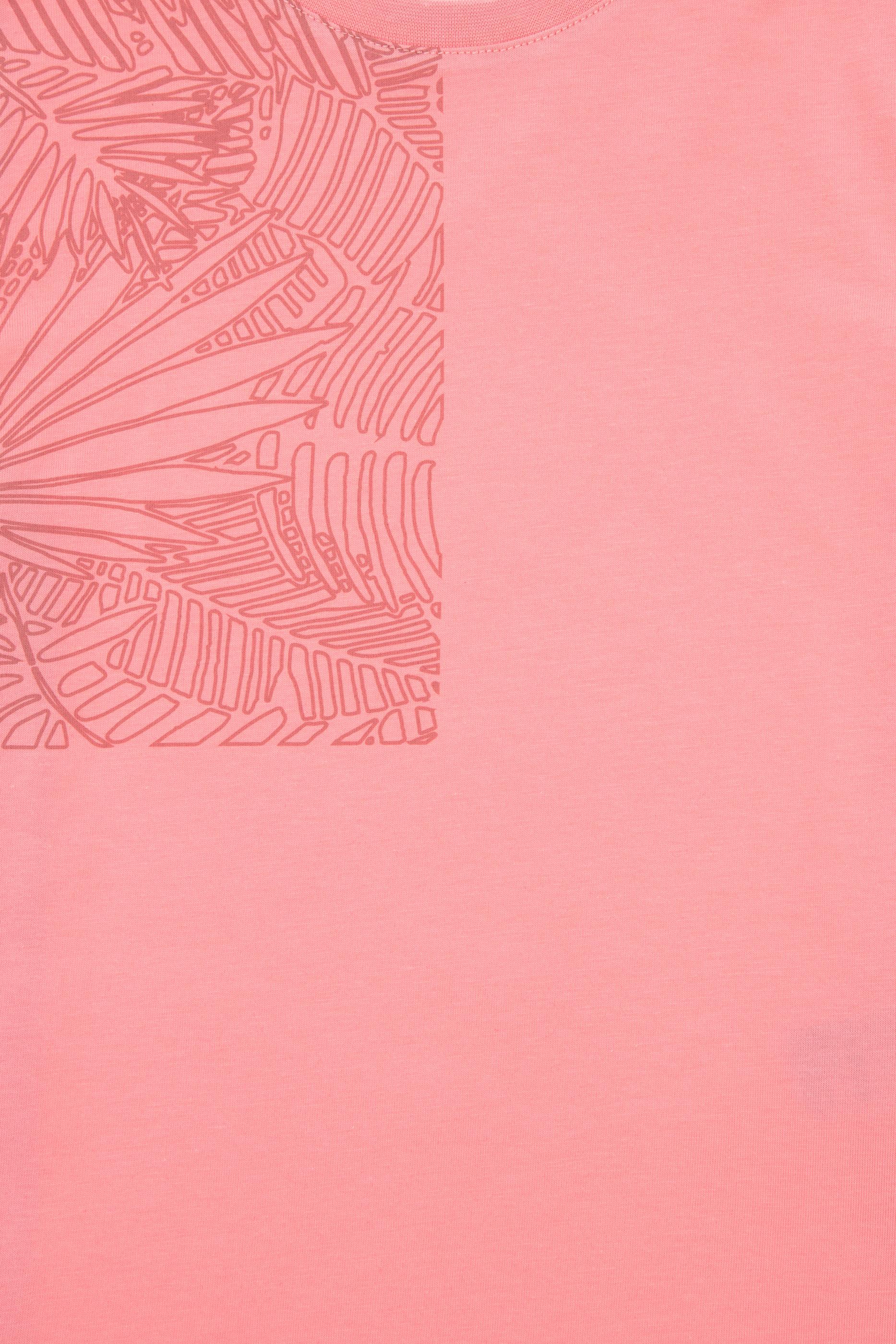 Erkek Çocuk Pembe Bisiklet Yaka Tişört