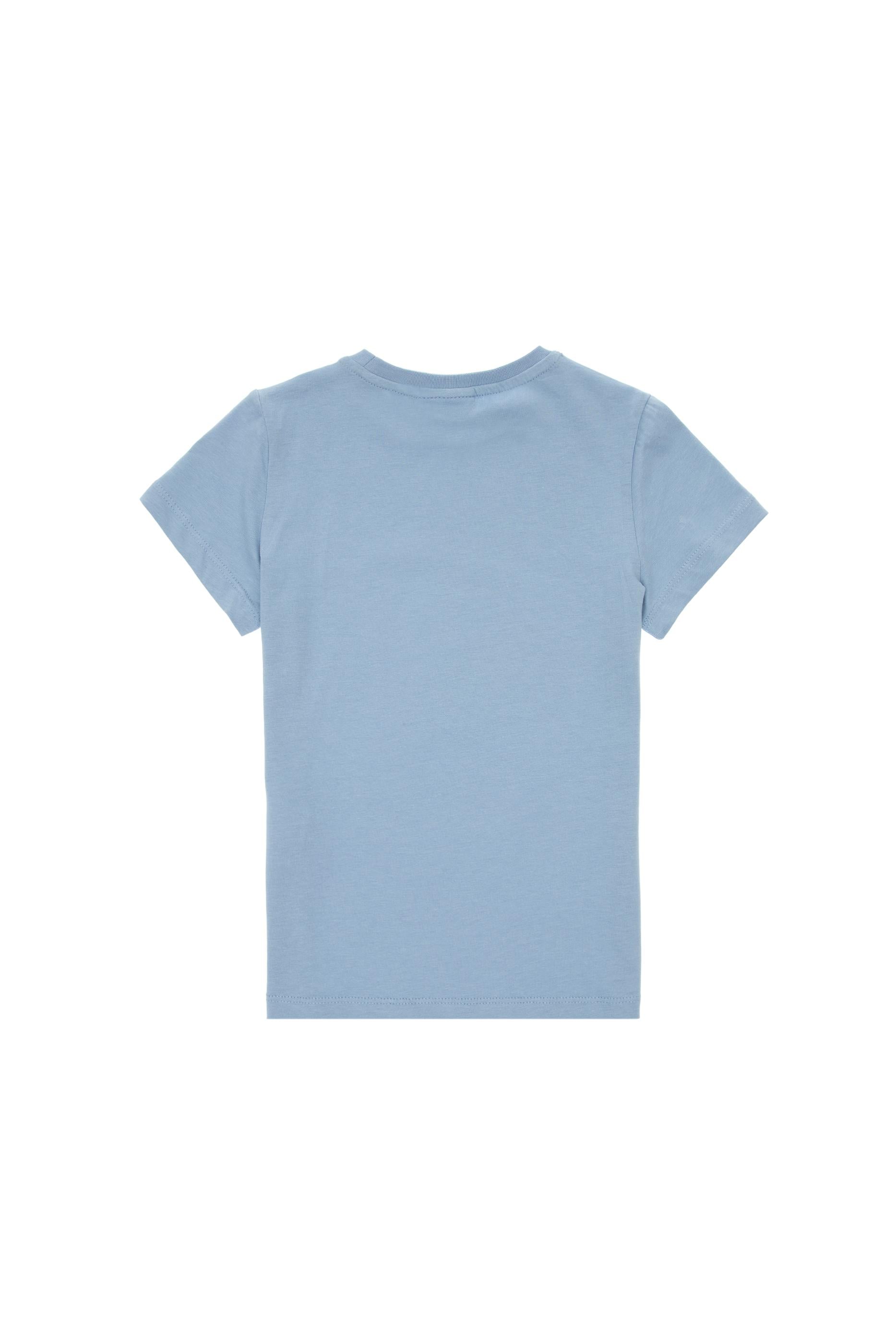 Erkek Çocuk Mavi Bisiklet Yaka Tişört