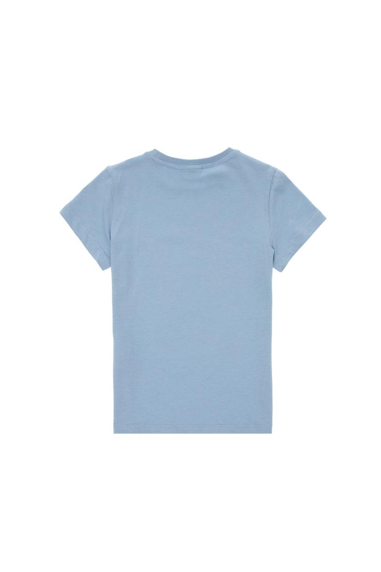 Erkek Çocuk Mavi Bisiklet Yaka Tişört - 50307172002