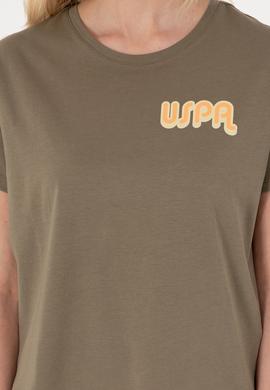 Kadın Vizon Bisiklet Yaka Tişört - 50311694012