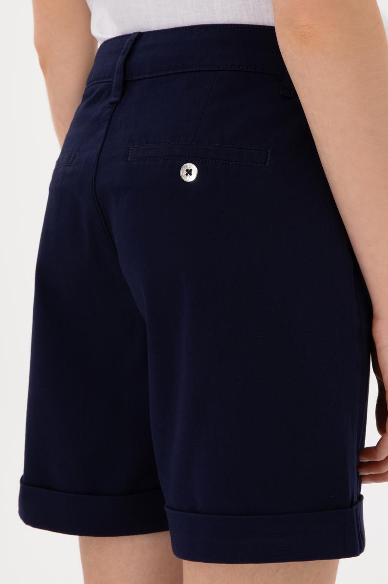 Kadın Lacivert Dokuma Şort