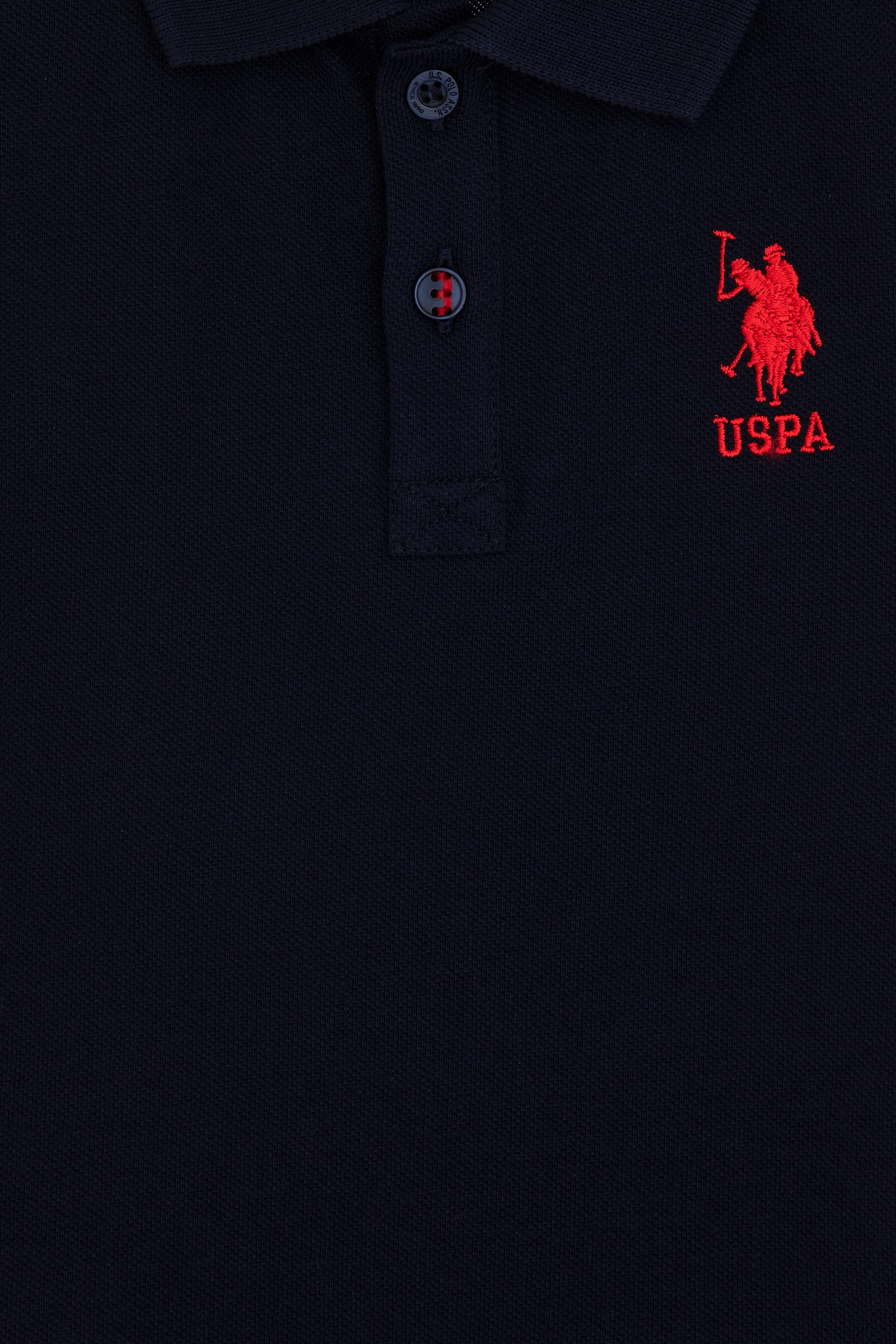 Erkek Bebek Lacivert Basic Polo Yaka Basic Tişört