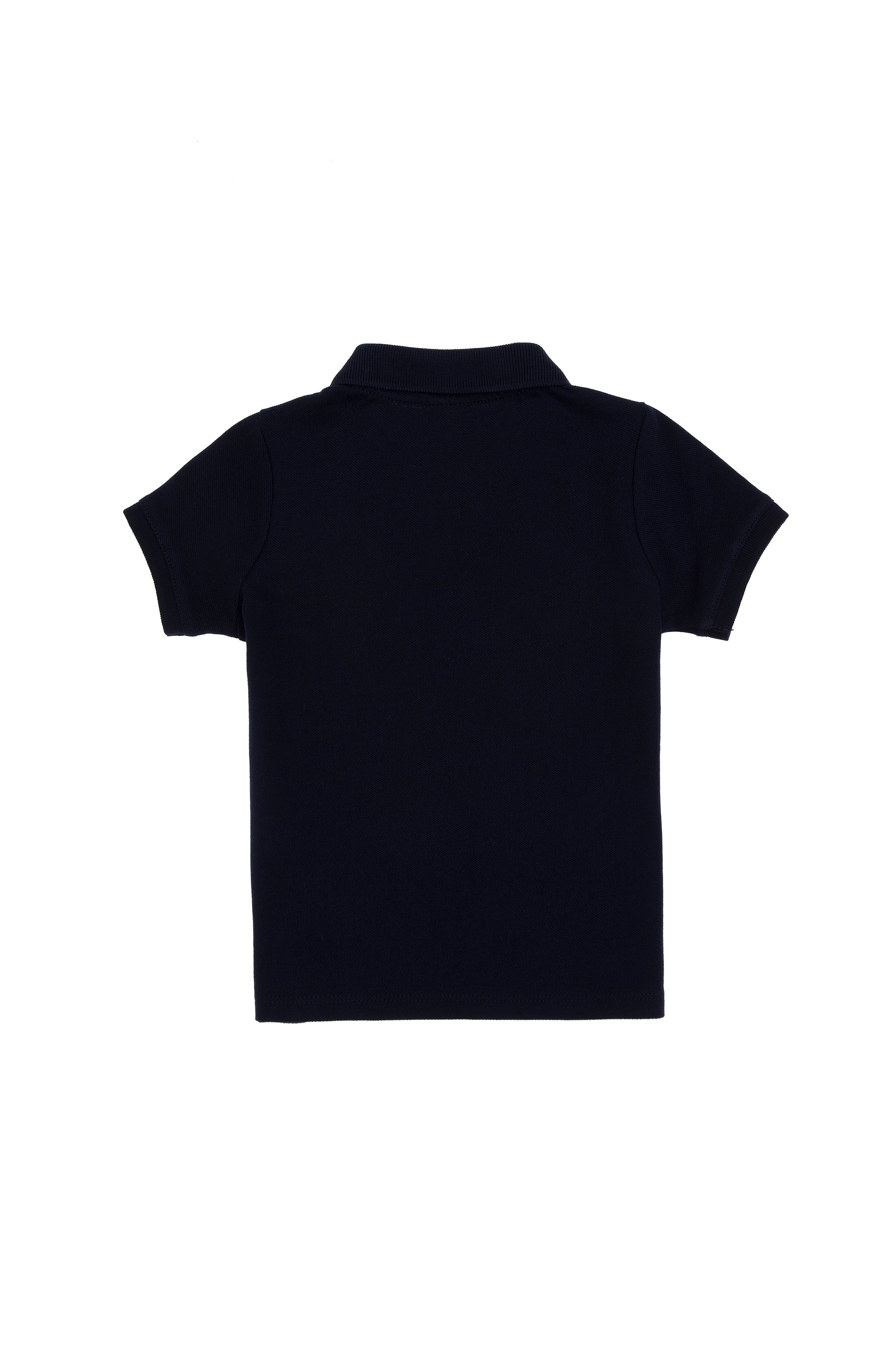 Erkek Bebek Lacivert Basic Polo Yaka Basic Tişört - Image 2