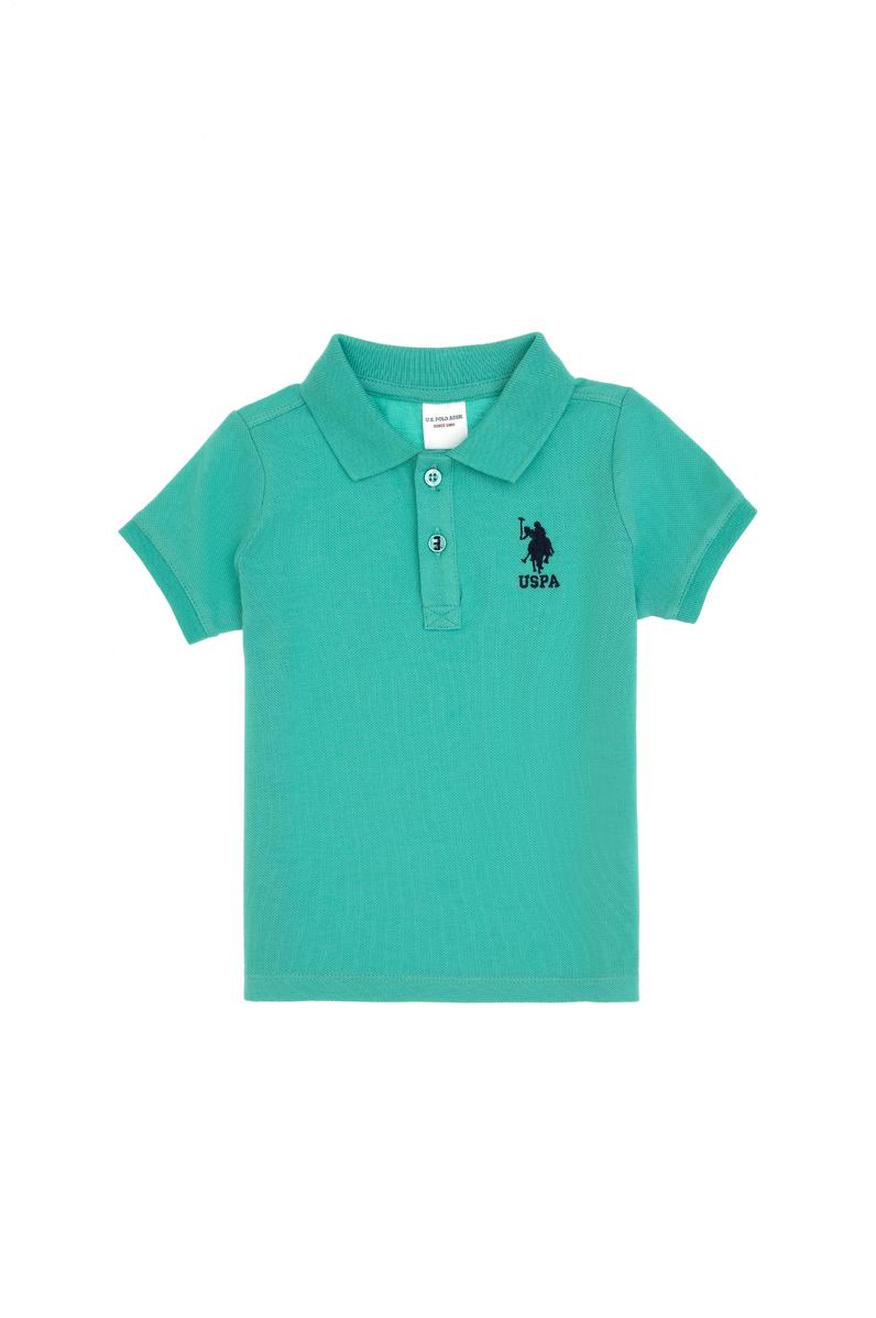 Erkek Bebek Mint Basic Polo Yaka Tişört