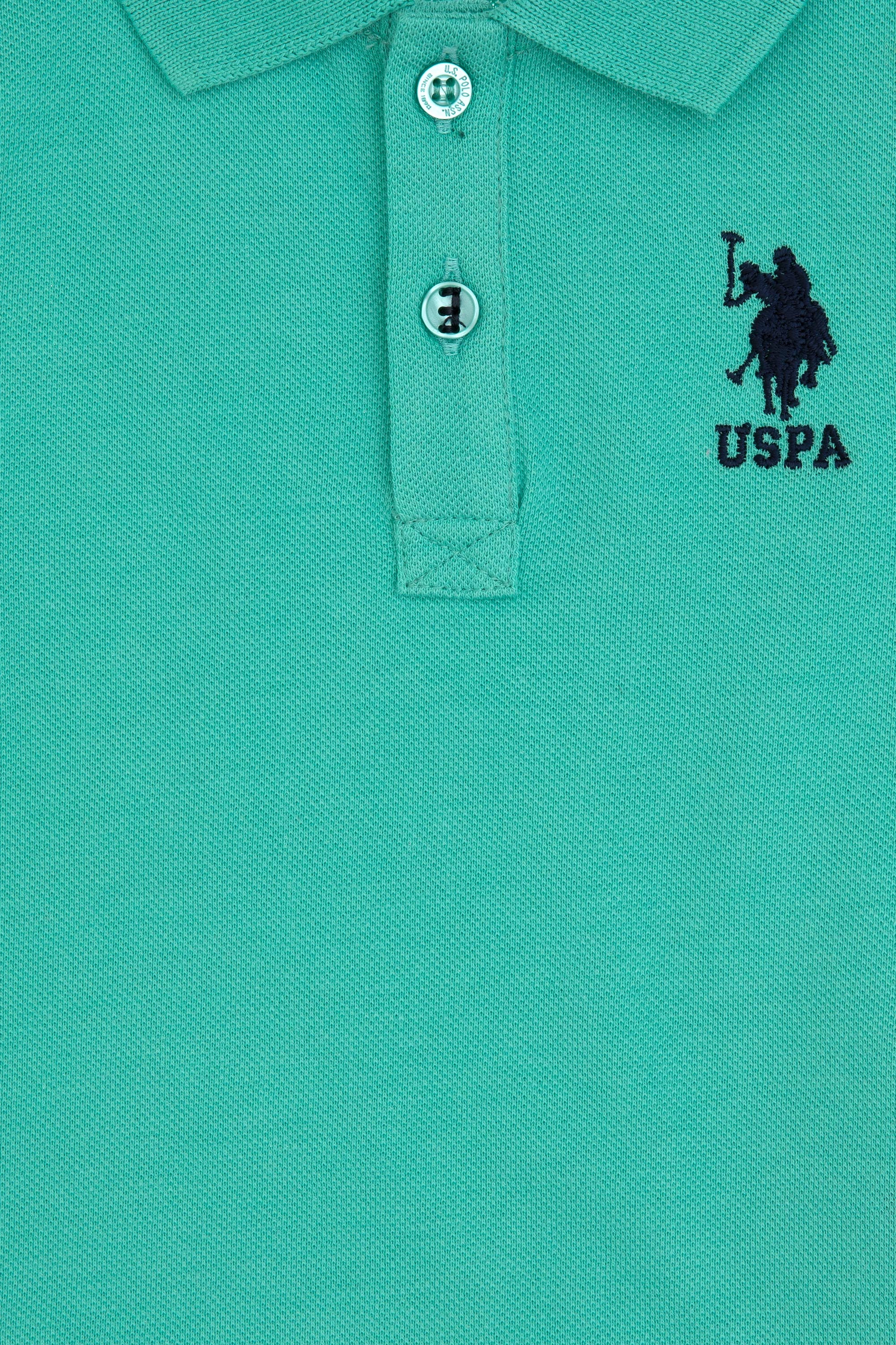 Erkek Bebek Mint Basic Polo Yaka Tişört