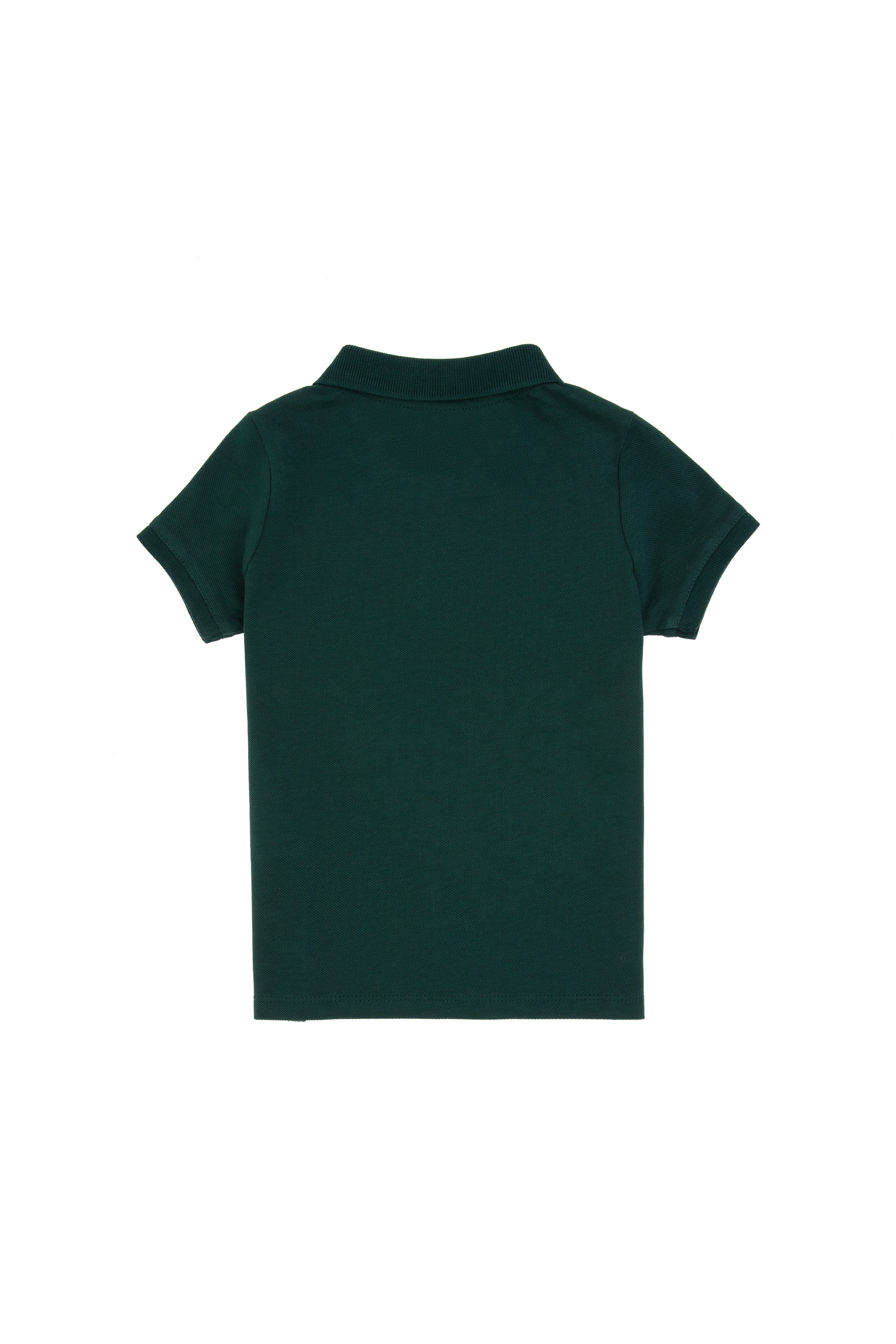 Erkek Bebek Koyu Yeşil Basic Polo Yaka Tişört - Image 2