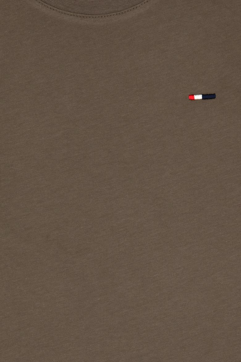 Erkek Çocuk Vizon Basic Bisiklet Yaka Tişört - 50306548060