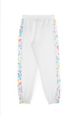 Kız Çocuk Beyaz Carrot Fit Renkli Baskılı Eşofman Altı - 50300939002