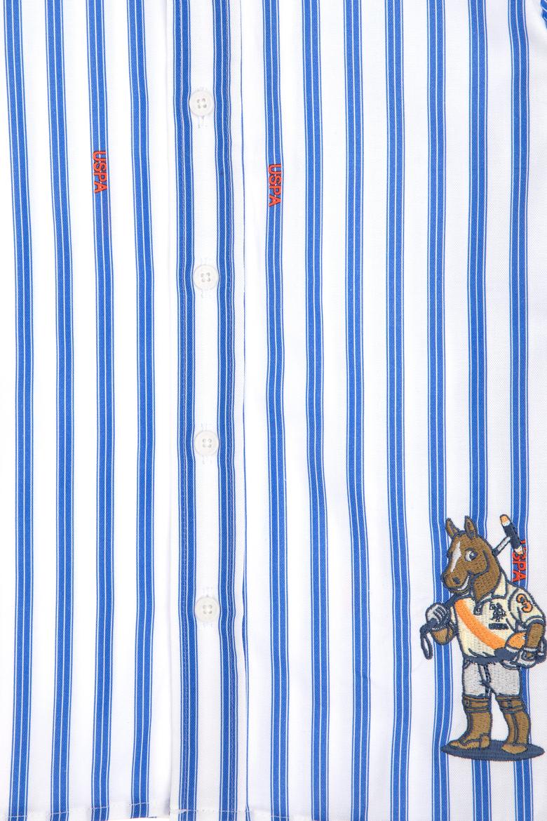 Erkek Çocuk İndigo Kısa Kollu Gömlek - 50300417003