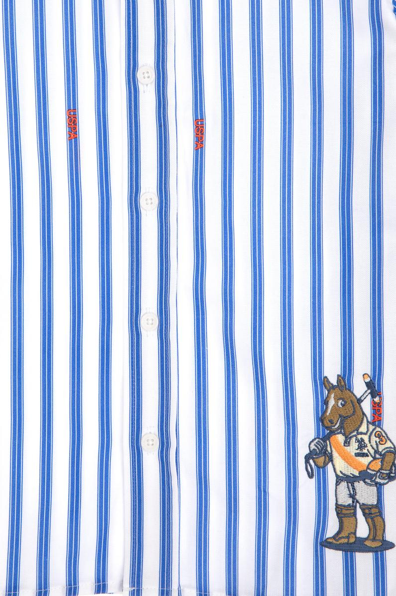 Erkek Çocuk İndigo Kısa Kollu Gömlek