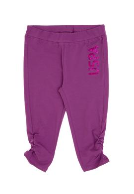 Kız Çocuk Menekşe Payet İşlemeli  Büzgü Detaylı Eşofman Altı - 50299943007