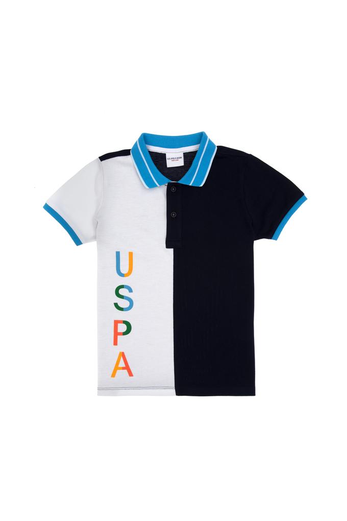 Erkek Çocuk Lacivert Polo Yaka Tişört