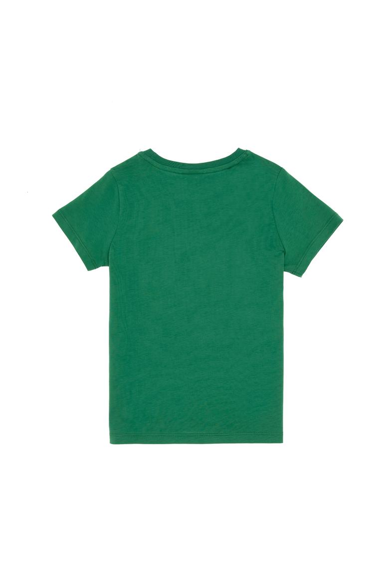 Erkek Çocuk Yeşil Bisiklet Yaka Tişört - 50307140028