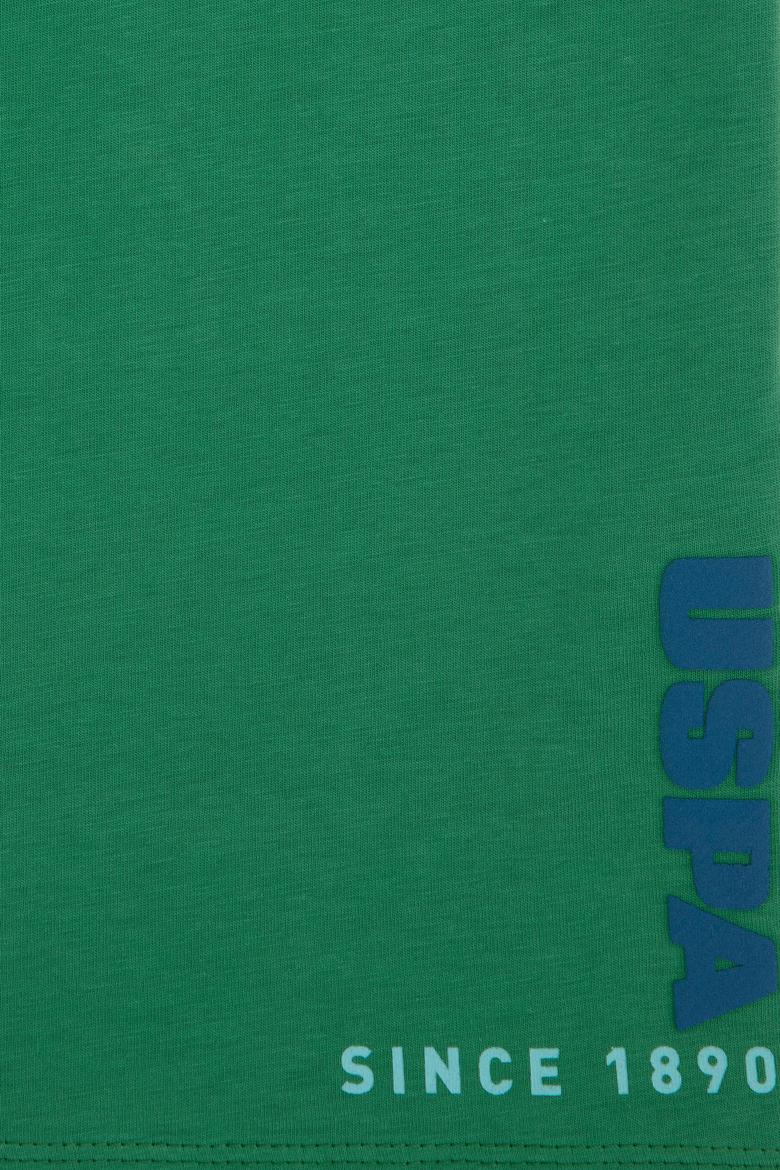 Erkek Çocuk Yeşil Bisiklet Yaka Tişört - 50307140028