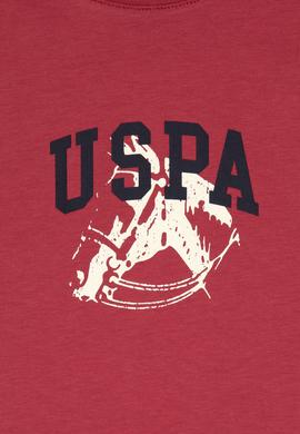 Erkek Çocuk Vişne Bisiklet Yaka Tişört - 50307313027