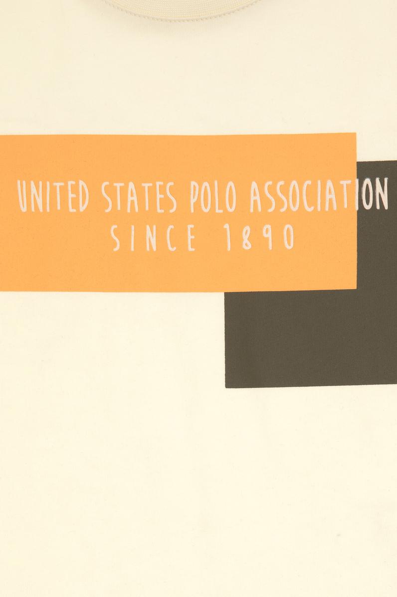 Erkek Çocuk Krem Bisiklet Yaka Tişört