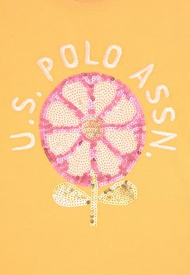 Kız Çocuk Turuncu Tişört - 50300950021