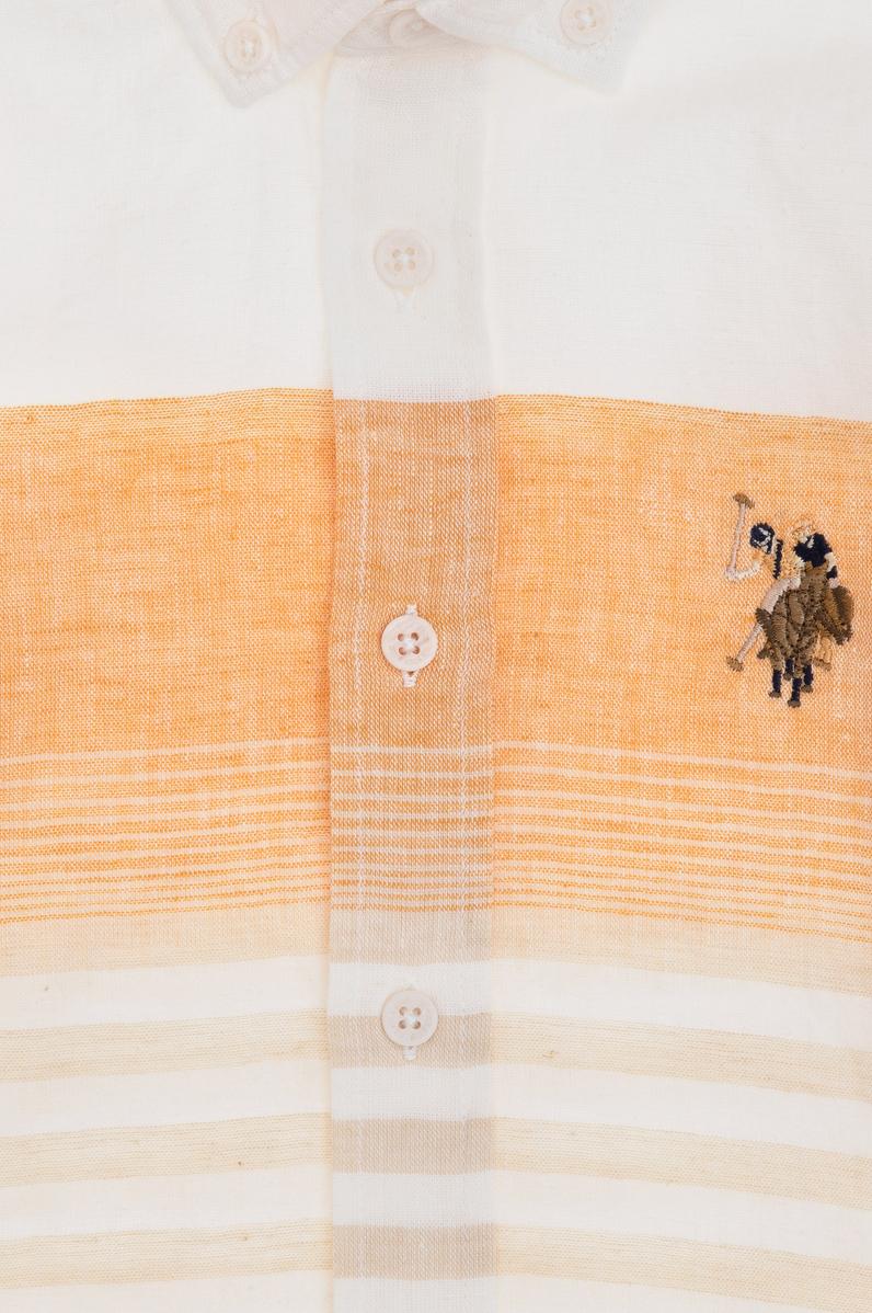 Erkek Çocuk Turuncu Uzun Kollu Gömlek