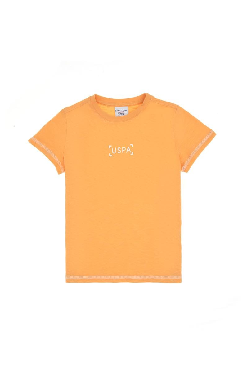 Erkek Çocuk Kavun Bisiklet Yaka Tişört