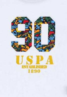 Erkek Çocuk Beyaz Bisiklet Yaka Tişört - 50307268006