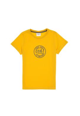 Erkek Çocuk Sarı Bisiklet Yaka Tişört - 50300383039