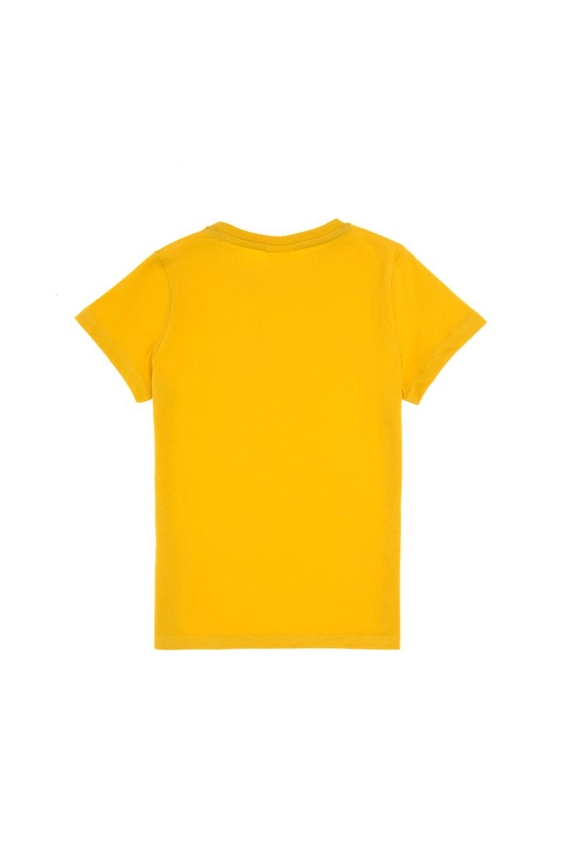 Erkek Çocuk Sarı Bisiklet Yaka Tişört