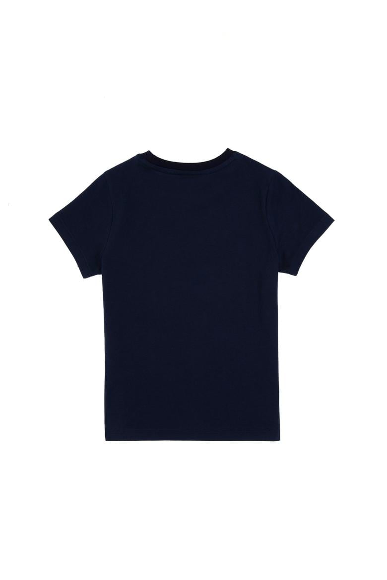 Erkek Çocuk Lacivert Bisiklet Yaka Tişört - 50307140012