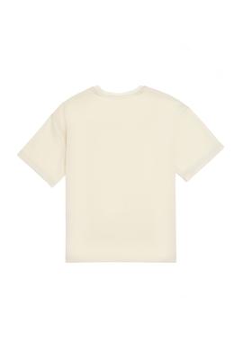 Erkek Çocuk Krem Comfort Bisiklet Yaka Tişört - 50299902020