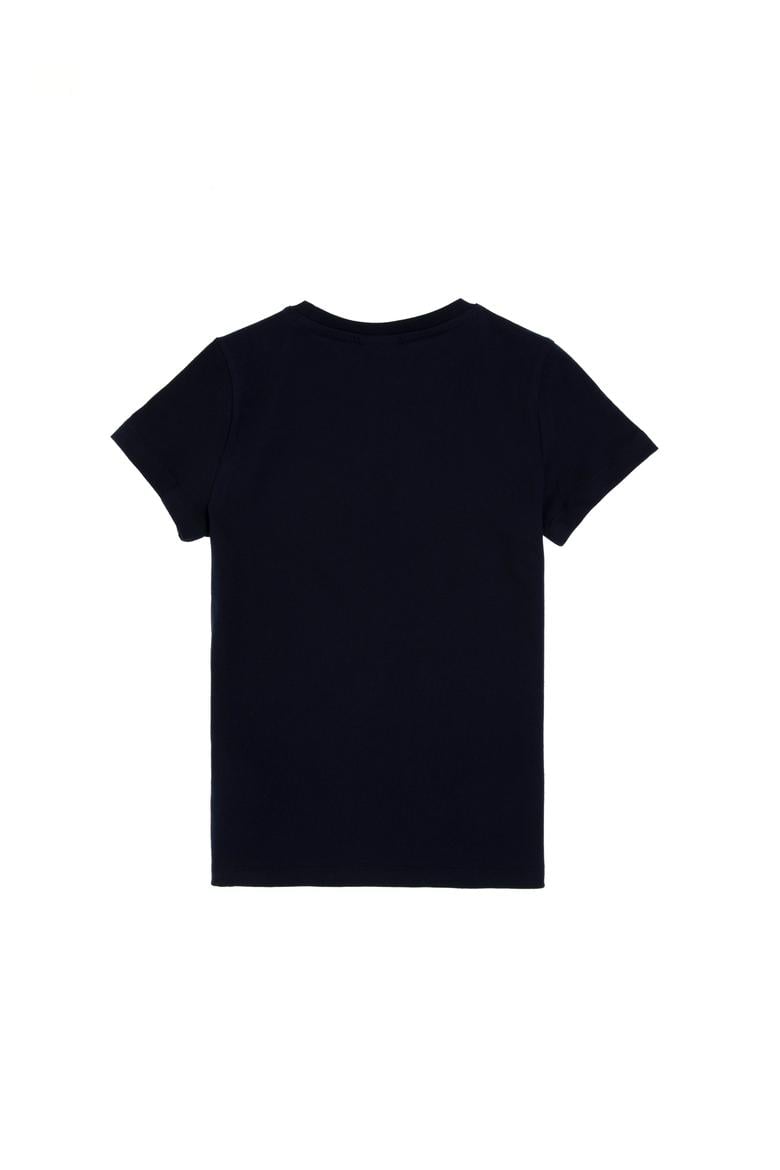 Erkek Çocuk Lacivert Bisiklet Yaka Tişört - 50300377044