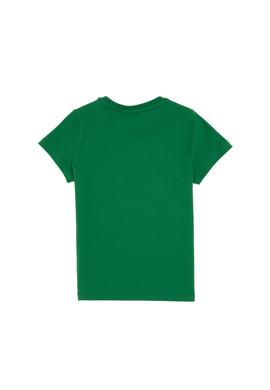 Erkek Çocuk Yeşil Bisiklet Yaka Tişört - 50300377062