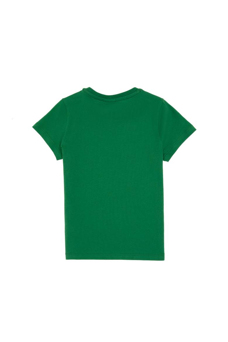 Erkek Çocuk Yeşil Bisiklet Yaka Tişört - 50300377062