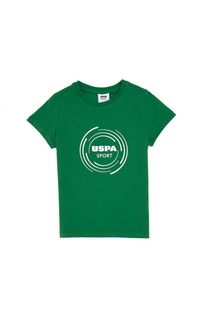 Erkek Çocuk Yeşil Bisiklet Yaka Tişört