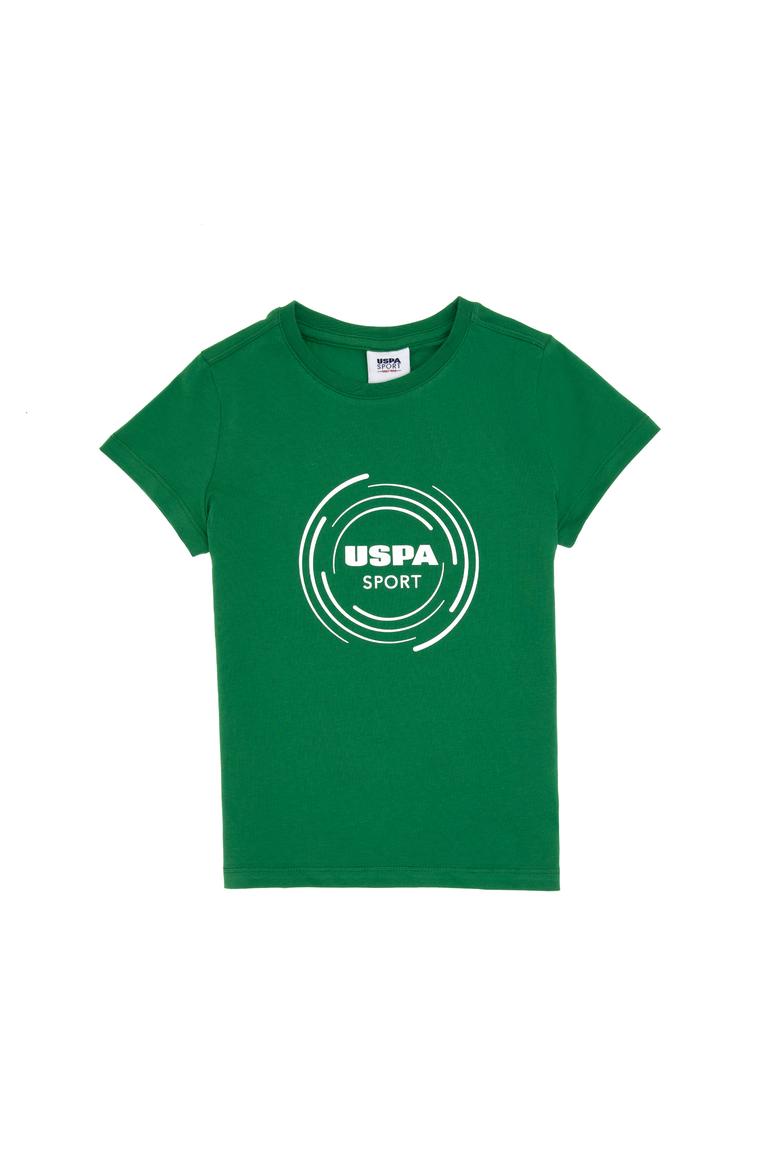 Erkek Çocuk Yeşil Bisiklet Yaka Tişört