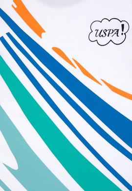 Erkek Çocuk Beyaz Bisiklet Yaka Tişört - 50307143008