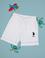 Erkek Çocuk Beyaz Örme Şort
