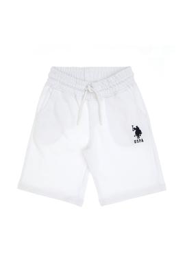 Erkek Çocuk Beyaz Örme Şort - 50306515043