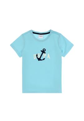 Erkek Çocuk Aqua Bisiklet Yaka Tişört - 50307298006